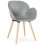 Chaise grise tendance au design scandinave SITWEL