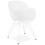 Strong and comfortable WHITE chair with trendy design PROVOC