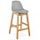 Design GREY bar stool ELODY MINI