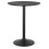 High table or bar table in BLACK with wooden top PINCHO