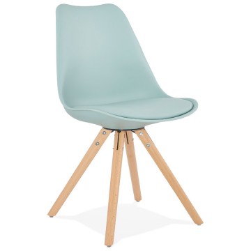 Sturdy, lightweight BLUE chair with a Scandinavian design TOLIK