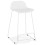 Stable, comfortable and design WHITE bar stool SLADE MINI