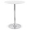WHITE high bar table with round top ATAA