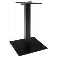 Pieds de table moderne en métal, de couleur noir, utilisable en extérieur