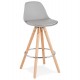 GRAY mid-height stool with soft padding ANAU MINI