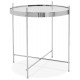 CHROMED coffee table with mirrored glass top and solid metal structure ESPEJO MINI