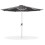 GRAY umbrella with aluminum pole and adjustment crank RAYO