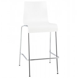 Stacking WHITE barstool small format version COBE