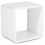 Cube designed WHITE low table VERSO