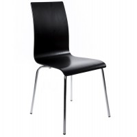 Black chair, simple and versatile CLASSIC