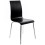 Multi-purpose BLACK chair with a sleek design CLASSIC