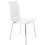 Multi-purpose WHITE chair with a sleek design CLASSIC
