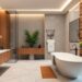 matériaux tendance de la salle de bain