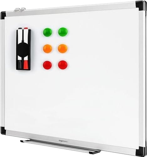 Tableau blanc magnétique 60 x 45 cm : Idéal pour bureau et maison ! Tableau blanc magnétique 60 x 45 cm : Idéal pour bureau et maison !
