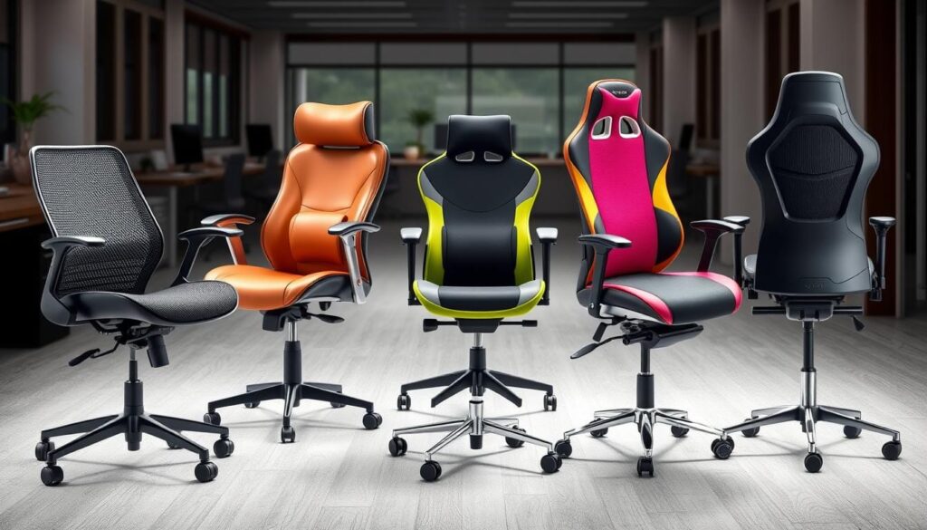 Types de chaises ergonomiques