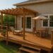 Terrasse en bois sur pilotis