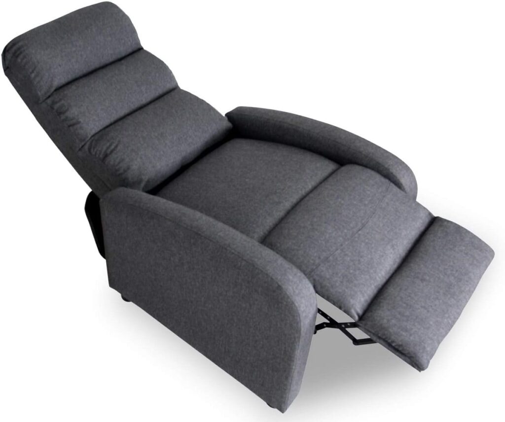 Fauteuil manuel à bascule vue de dessus