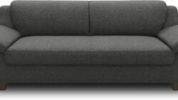 Canapé 3 places anthracite DOMO. collection Canapé 3 places anthracite DOMO. collection