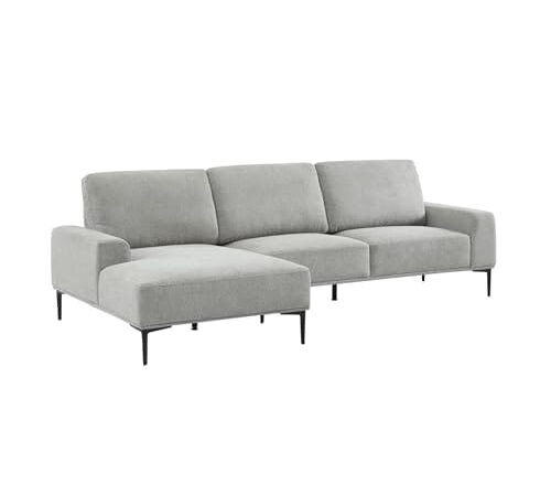 Canapé 3 Places Gris Clair Angle Gauche Canapé 3 Places Gris Clair Angle Gauche