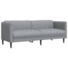 Canapé 3 Places Gris Clair Confortable