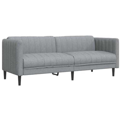Canapé 3 Places Gris Clair Confortable