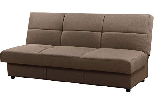 Canapé Clic-Clac Enzo 3 Places Taupe Canapé Clic-Clac Enzo 3 Places Taupe
