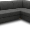 Canapé d'angle classique anthracite 254x186 cm Canapé d'angle classique anthracite 254x186 cm