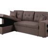 Canapé d'angle convertible Axel taupe 3 places Canapé d'angle convertible Axel taupe 3 places