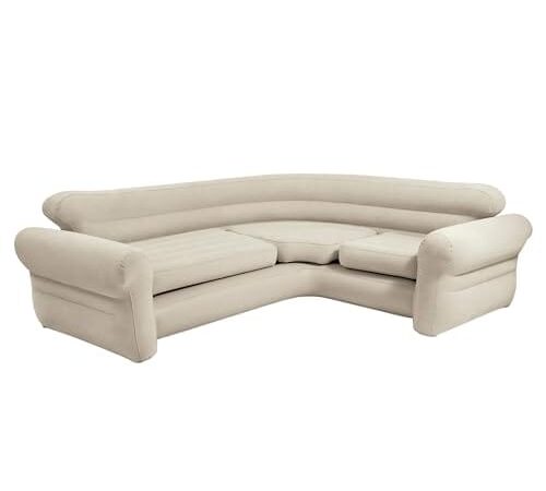 Canapé d'angle gonflable Intex gris Canapé d'angle gonflable Intex gris