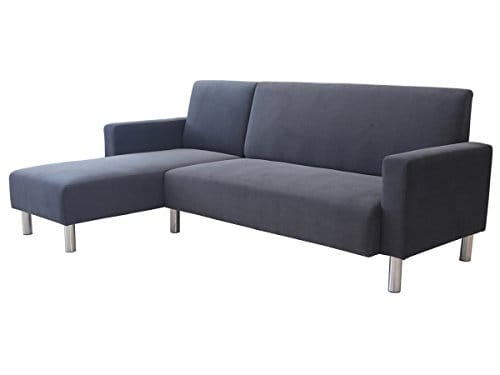 Canapé d'angle réversible Rio en tissu gris Canapé d'angle réversible Rio en tissu gris