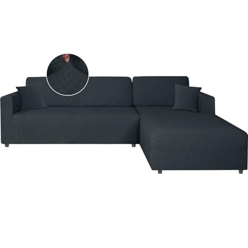 Housse Canapé d'Angle Extensible 2 Pièces Housse Canapé d'Angle Extensible 2 Pièces