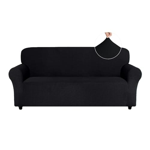 Housse de canapé 3 places extensible en jacquard Housse de canapé 3 places extensible en jacquard