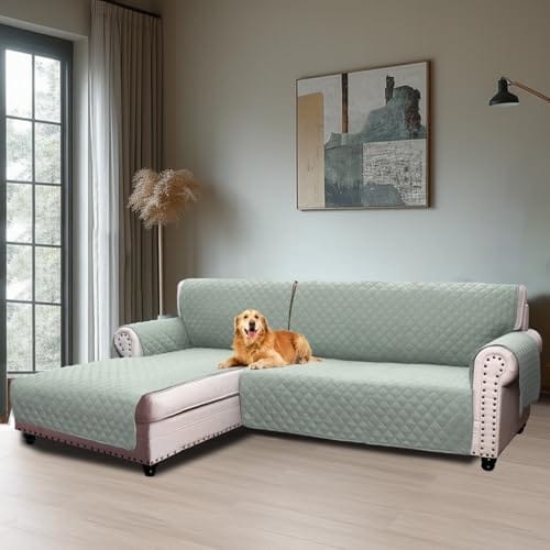 Housse de Canapé d'Angle 3 Places Impermeable Housse de Canapé d'Angle 3 Places Impermeable