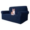 Housse de canapé extensible 2 places bleue Housse de canapé extensible 2 places bleue
