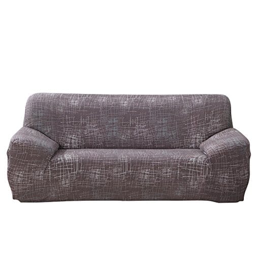 Housse de canapé extensible en polyester rouge