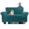 Housse de canapé velours extensible pour animaux Housse de canapé velours extensible pour animaux