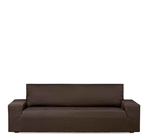 Housse Extensible Canapé 2 Places Marron