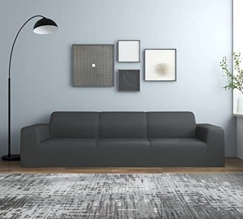 Housse Extensible Canapé 4 Places Anthracite Housse Extensible Canapé 4 Places Anthracite