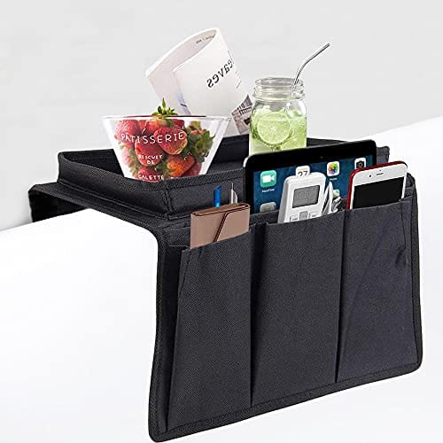 Organisateur de Canapé avec Poches et Plateau Organisateur de Canapé avec Poches et Plateau