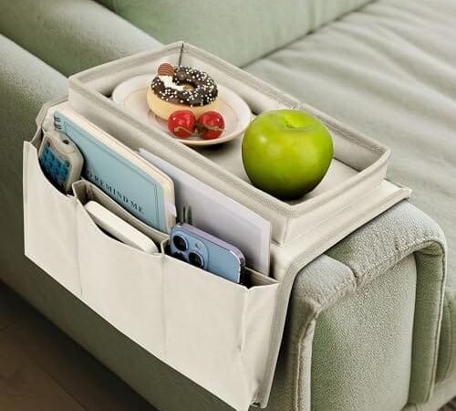 Organisateur de Canapé avec Poches Pratiques