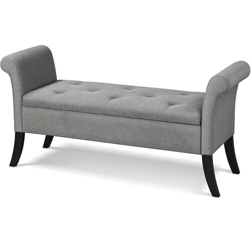 Banc de Rangement Chic avec Accoudoirs Banc de Rangement Chic avec Accoudoirs