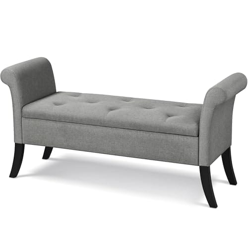 Banc de Rangement Chic avec Accoudoirs Banc de Rangement Chic avec Accoudoirs