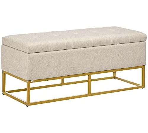 Banc de Rangement Chic avec Assise capitonnée Banc de Rangement Chic avec Assise capitonnée
