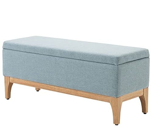 Banc de Rangement Scandinave avec Couvercle Banc de Rangement Scandinave avec Couvercle