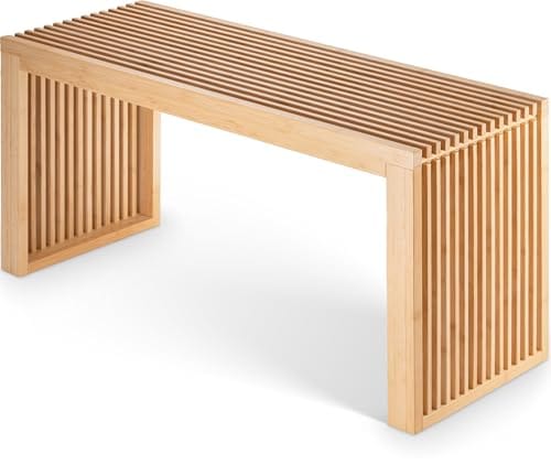 Banc en Bambou Pratique et Élégant Banc en Bambou Pratique et Élégant