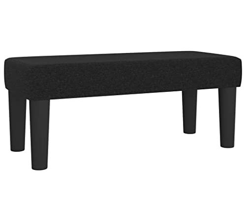 Banc Multifonctionnel Noir en Tissu Banc Multifonctionnel Noir en Tissu