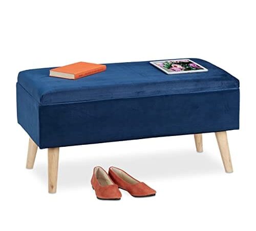 Banc Relaxdays avec Espace de Rangement Banc Relaxdays avec Espace de Rangement