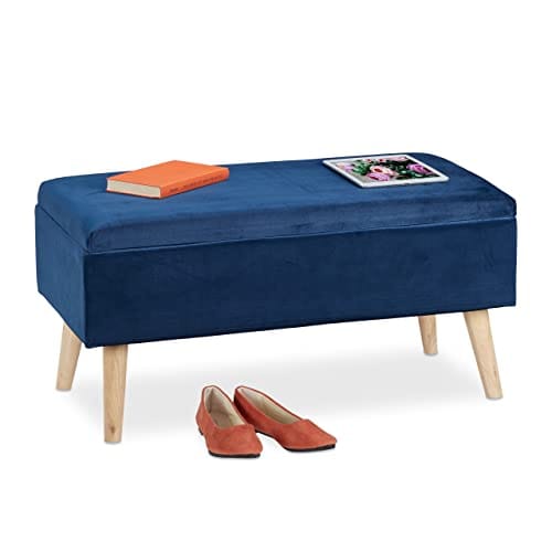 Banc Relaxdays avec Espace de Rangement Banc Relaxdays avec Espace de Rangement