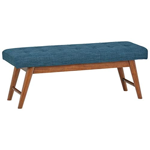 Banc rembourré moderne Amazon Basics 112 cm Banc rembourré moderne Amazon Basics 112 cm