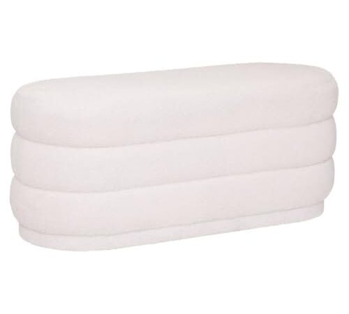 Banc Sinan Atmosphera en Bouclette Blanc Banc Sinan Atmosphera en Bouclette Blanc